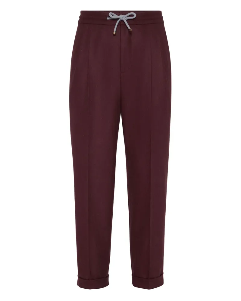 Brunello Cucinelli Klassische Hose - Rot Rot