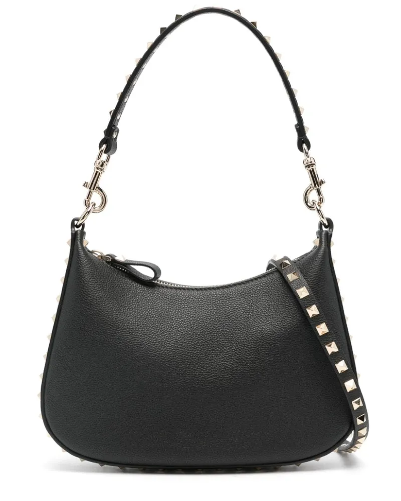 Valentino Garavani Kleine Rockstud Schultertasche - Schwarz Schwarz