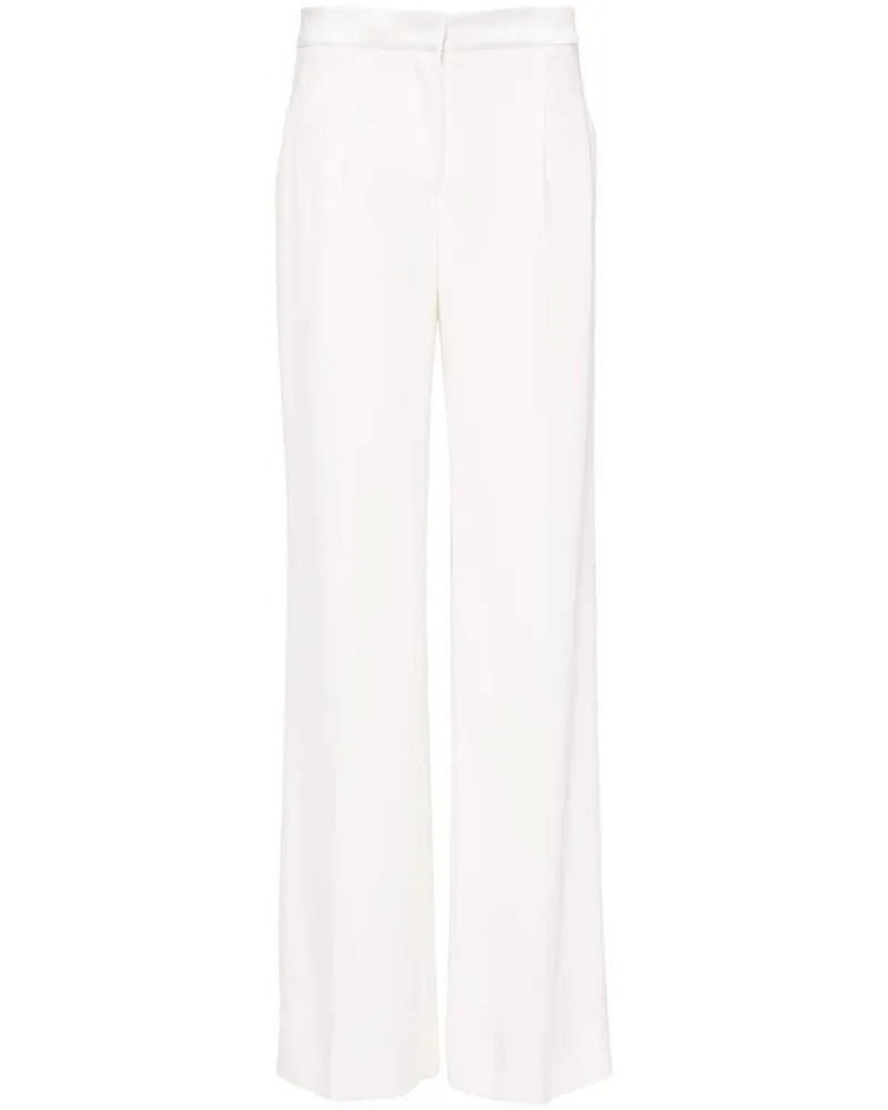 Alberta Ferretti Hose mit Satinborten - Nude Nude