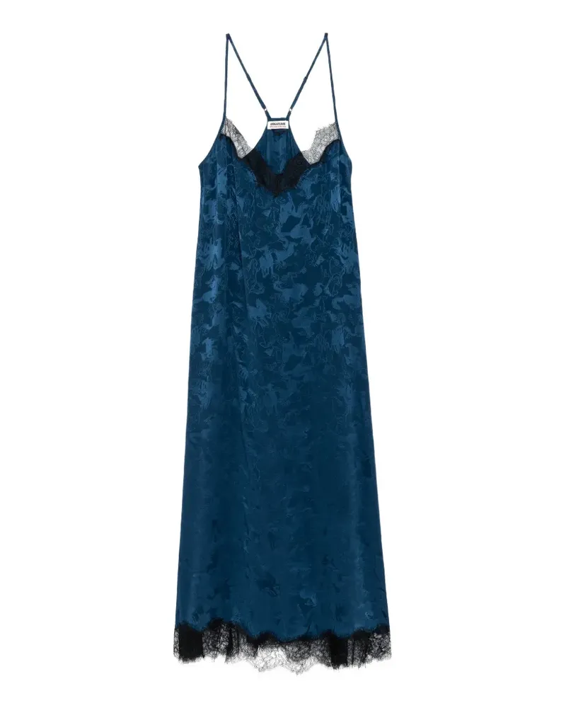 Zadig & Voltaire Respa Jac Horses Kleid - Blau Blau