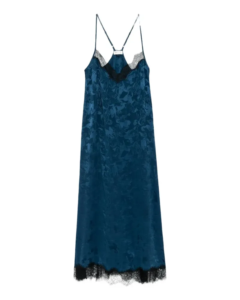 Zadig & Voltaire Respa Jac Horses Kleid - Blau Blau