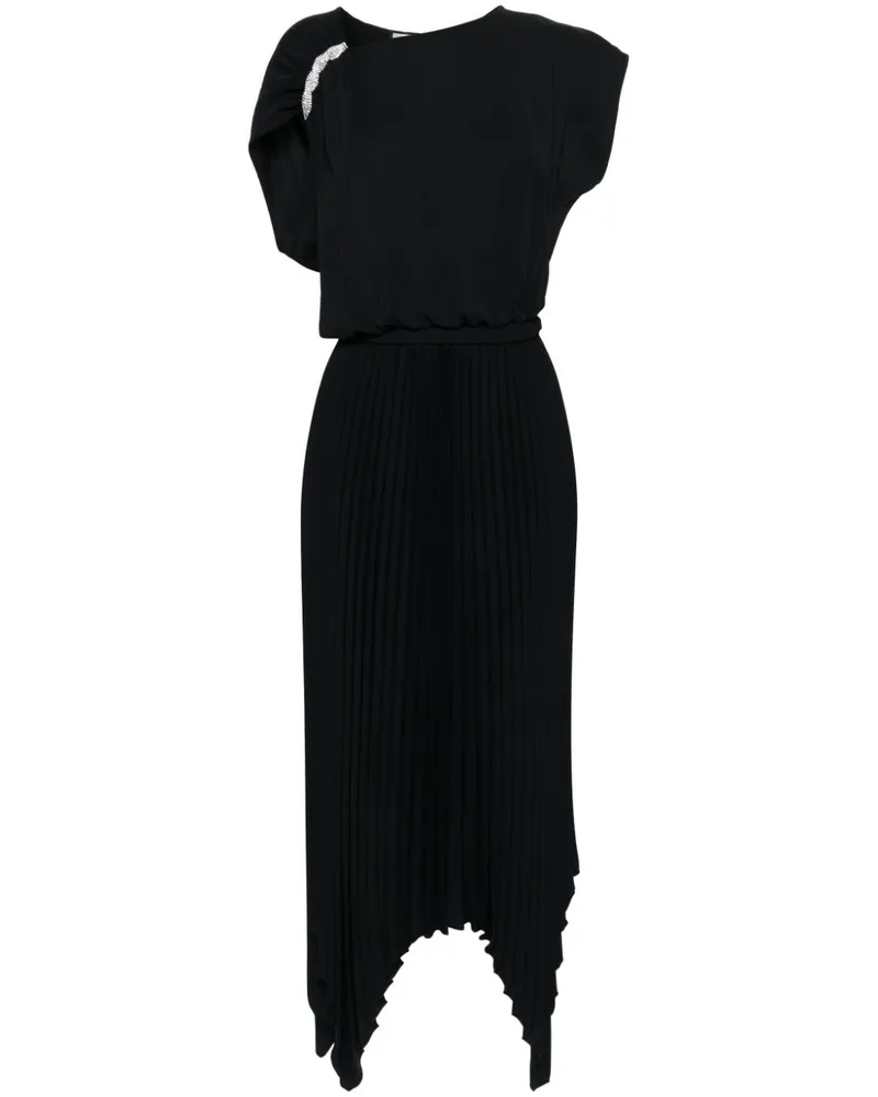 NISSA Asymmetrisches Maxikleid - Schwarz Schwarz