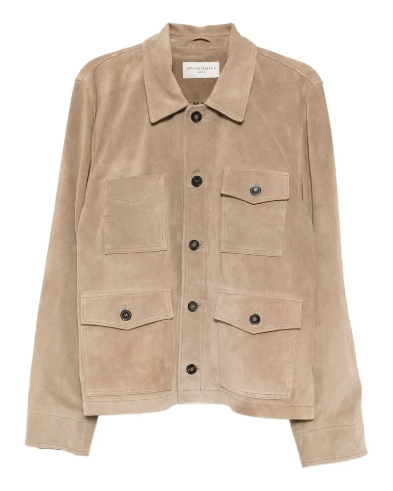 Officine Generale Elvis Jacke - Braun Braun