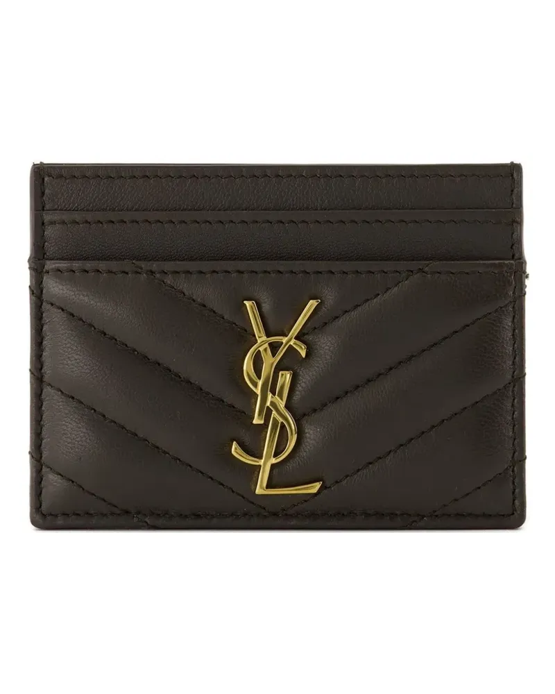 Saint Laurent Cassandre Matelassé-Kartenetui - Braun Braun