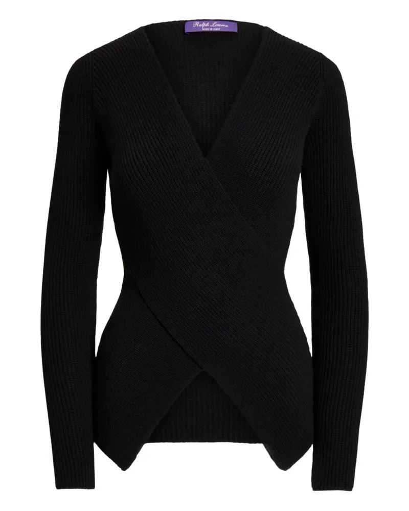 Ralph Lauren V-neck top - Schwarz Schwarz