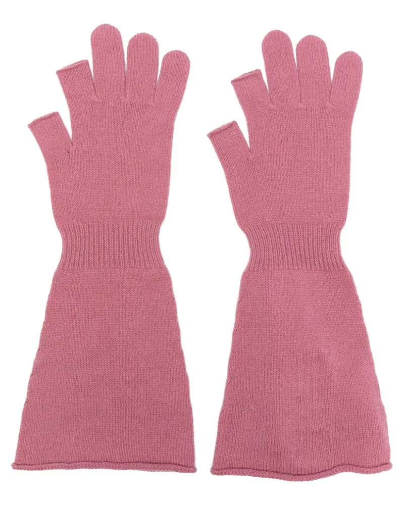 Rick Owens Thulian Handschuhe - Rosa Rosa