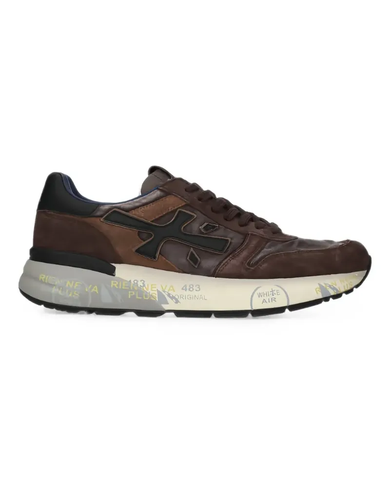 Premiata Mick Sneakers mit Logo-Patch - Braun Braun