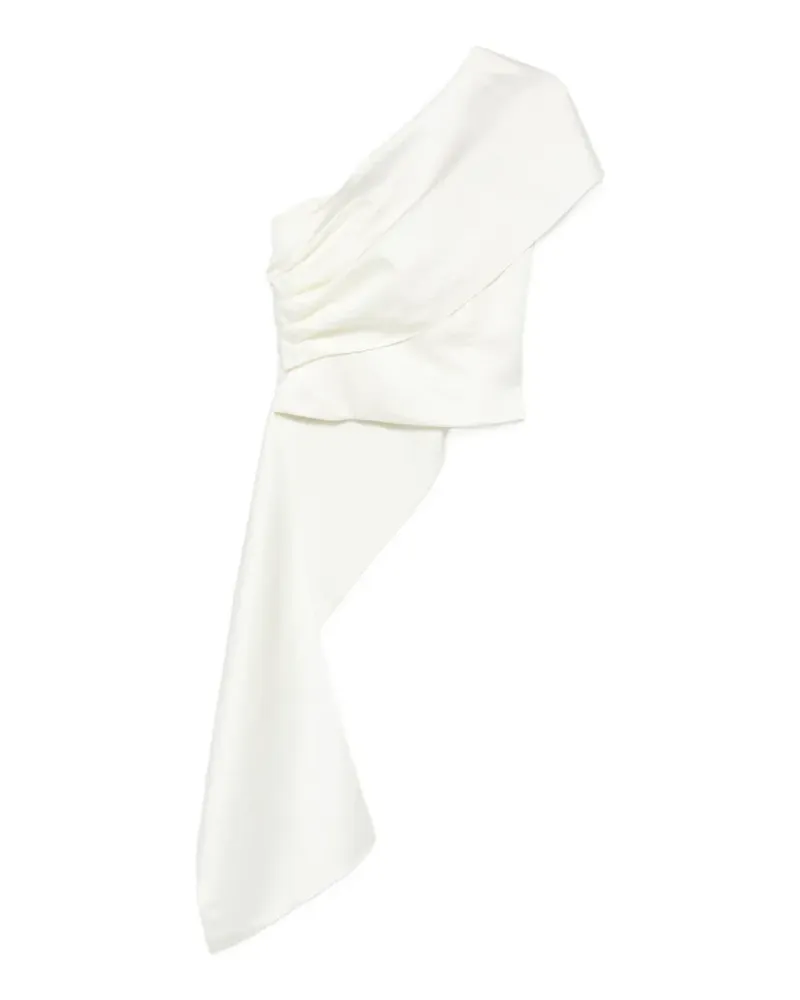 forte_forte Bluse mit asymmetrischem Kragen - Nude Nude