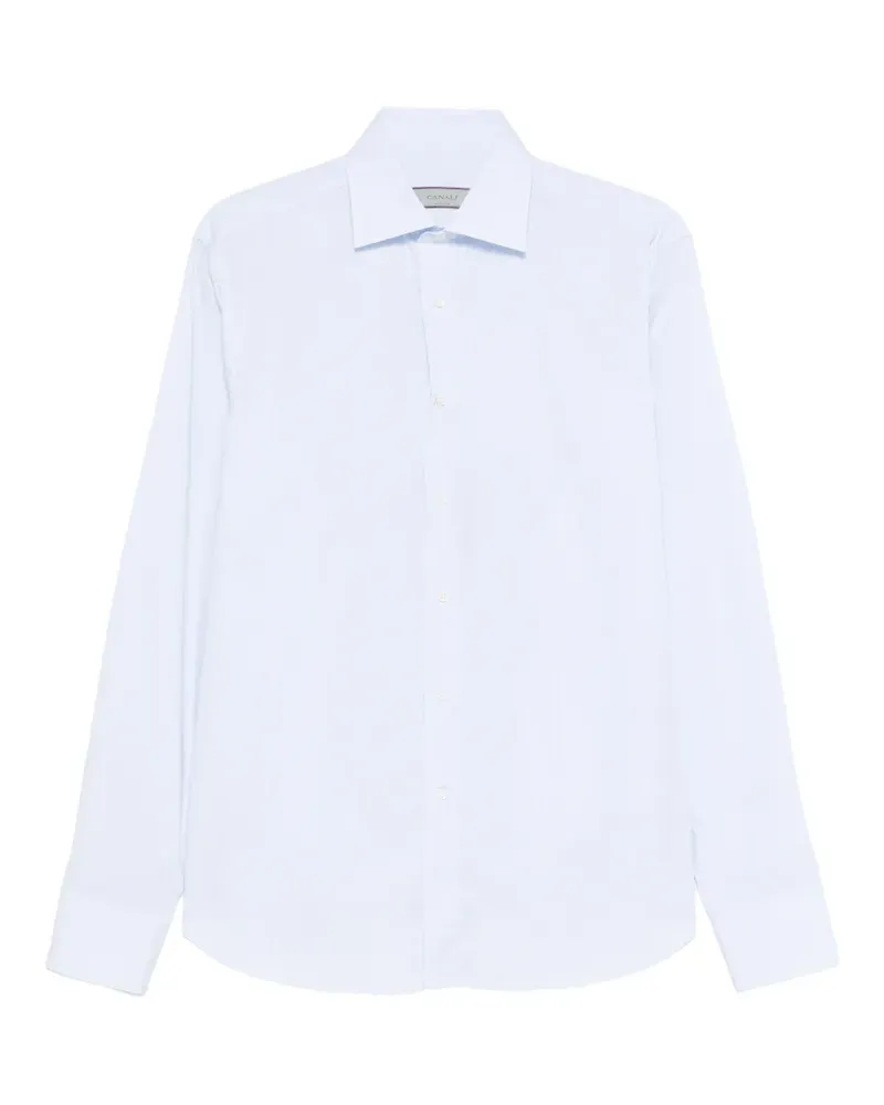 Canali striped shirt - Blau Blau