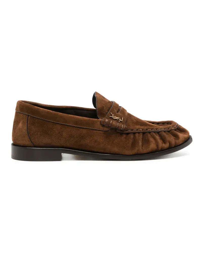 Saint Laurent Le Loafer Loafer aus Wildleder - Braun Braun