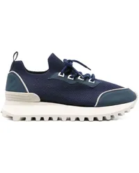 Eleventy Sneakers aus Wolle Blau