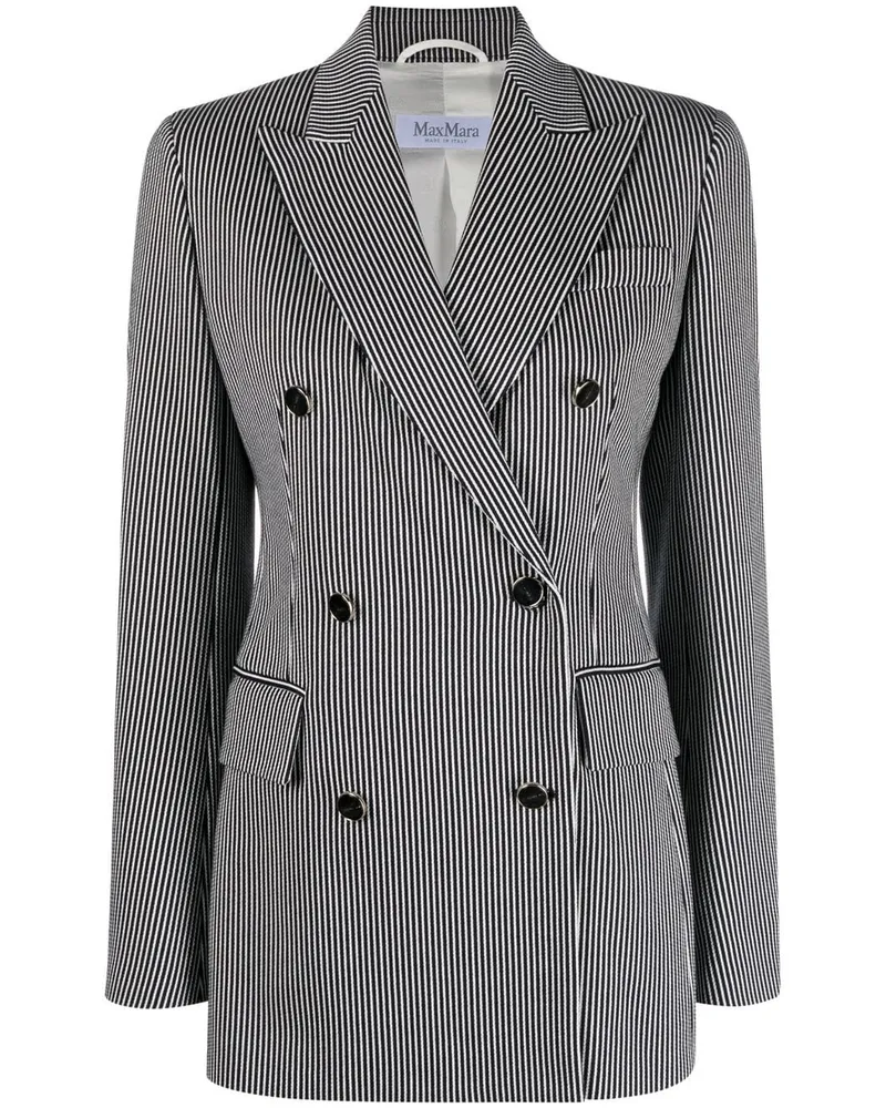 Max Mara Blazer mit steigendem Revers - Blau Blau