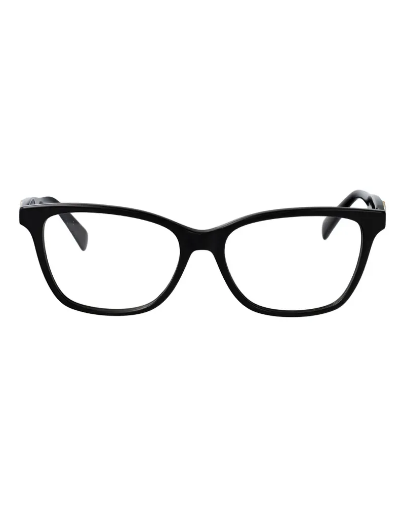 Longchamp logo-plaque square-frame glasses - Schwarz Schwarz