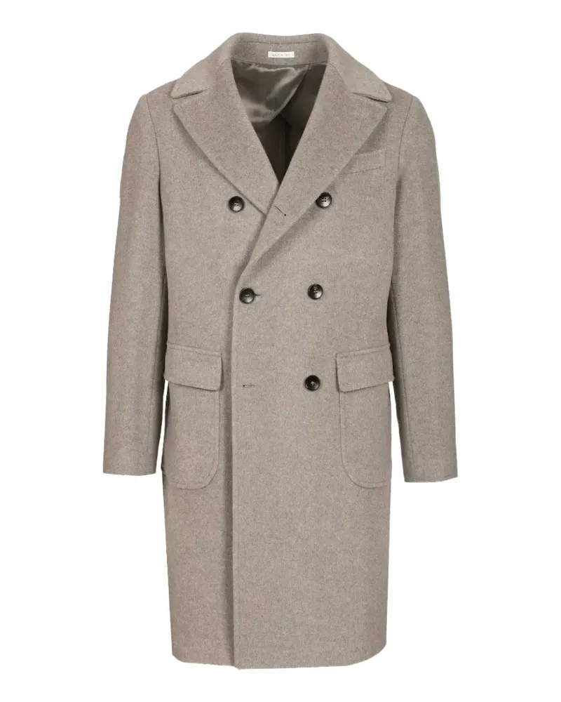 Al Duca D’Aosta 1902 Ulster double-breasted coat - Nude Nude