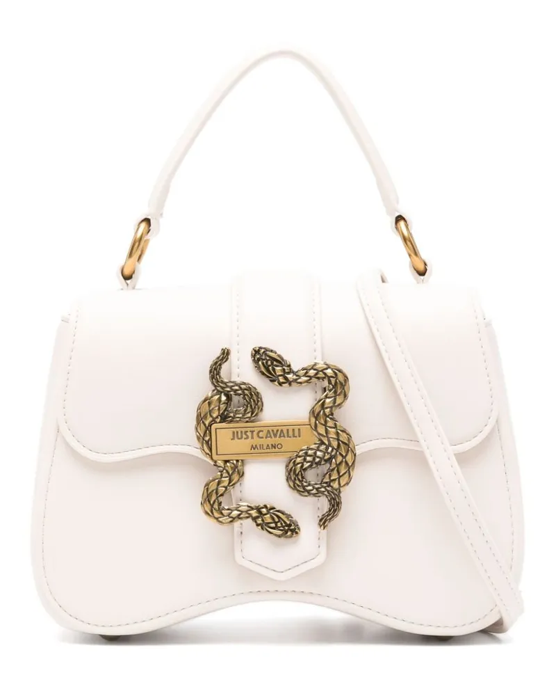 Just Cavalli Tote Bag mit Iconic Snakes-Schild Rosa