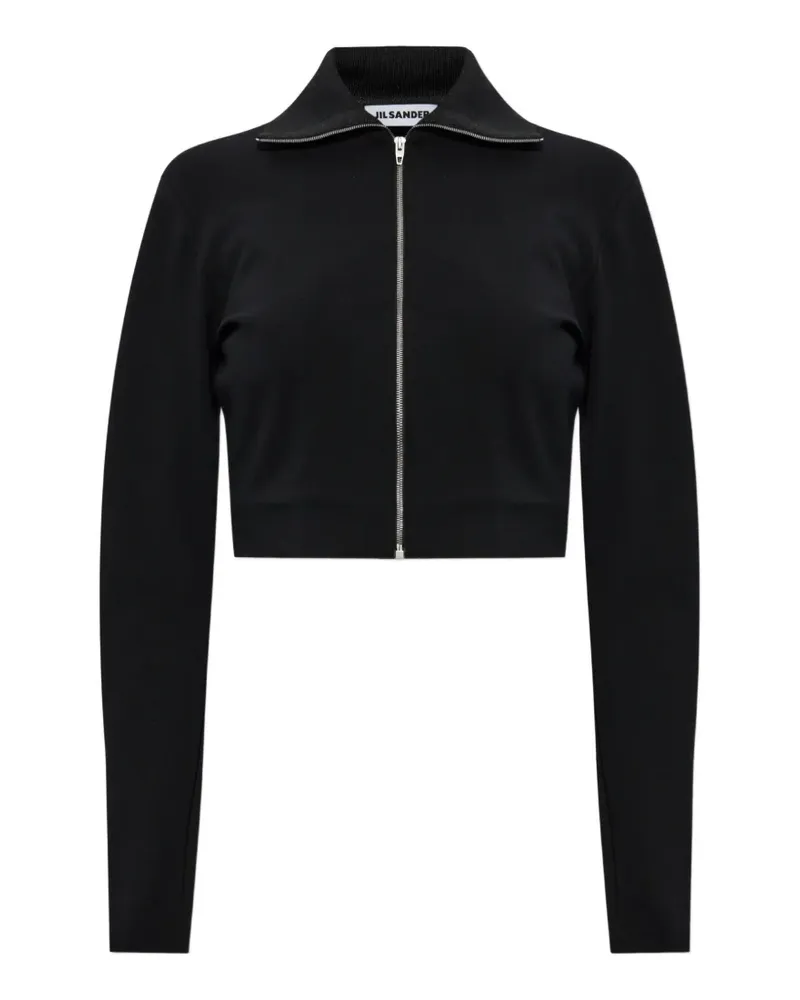 Jil Sander zip-up cropped jacket - Schwarz Schwarz