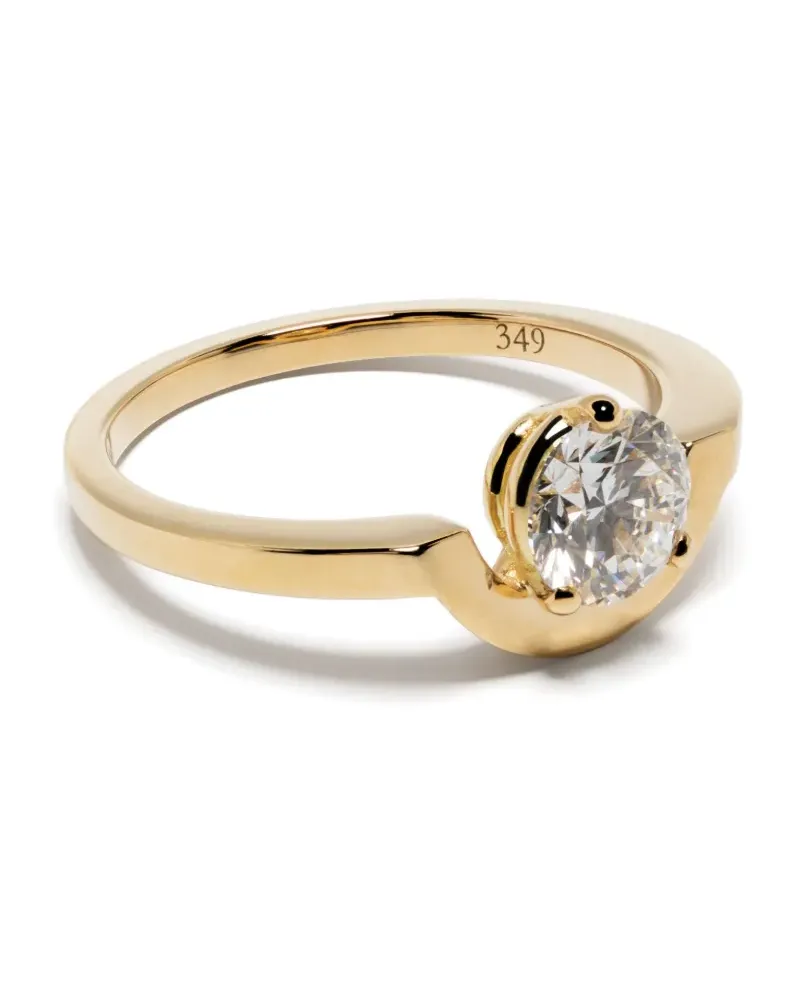 Loyal.e Paris 18kt Gelbgoldring mit Diamanten Gold