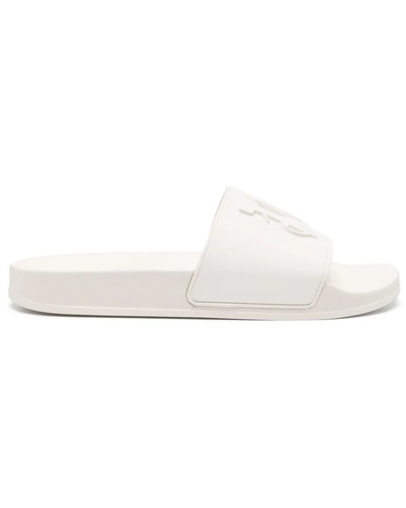 Palm Angels Pantoletten mit PA-Monogramm - Weiß Weiß