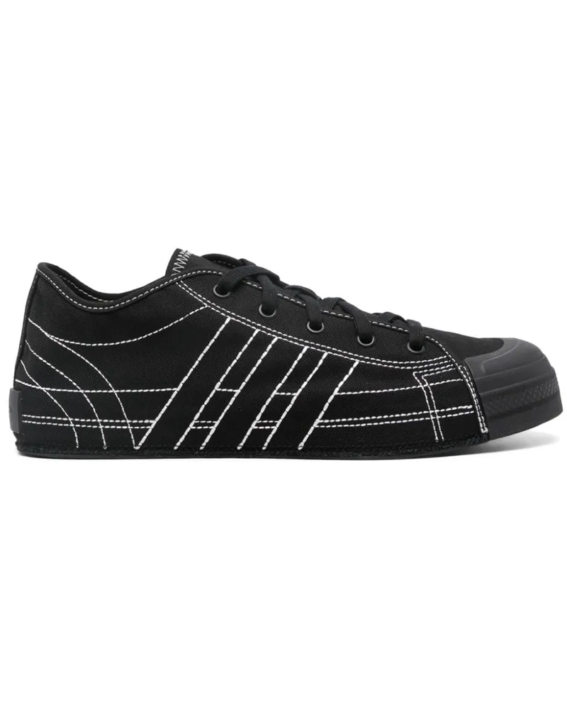 Y-3 Nizza Lo Sneakers - Schwarz Schwarz