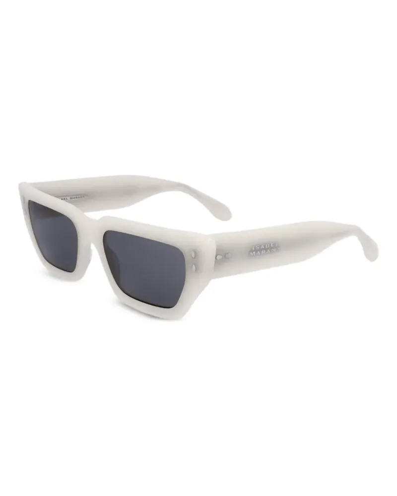 Isabel Marant Sonnenbrille mit geometrischem Gestell - Nude Nude