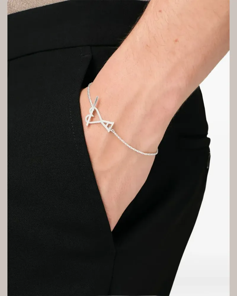 AMI Paris Ami de Coeur Armband - Silber Silber
