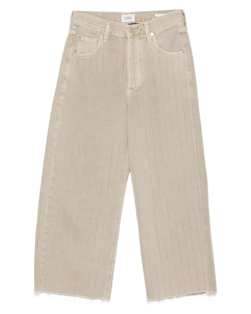 Citizens of humanity Ayla Jeans mit Nadelstreifen - Nude Nude