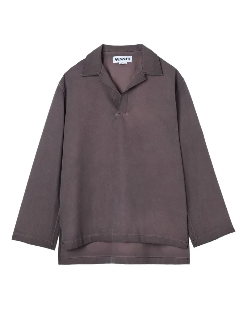 SUNNEI Poloshirt aus Wolle - Braun Braun