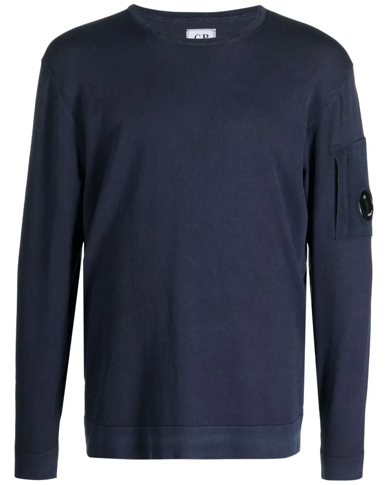 C.P. Company Sweatshirt mit Rundhalsausschnitt - Blau Blau