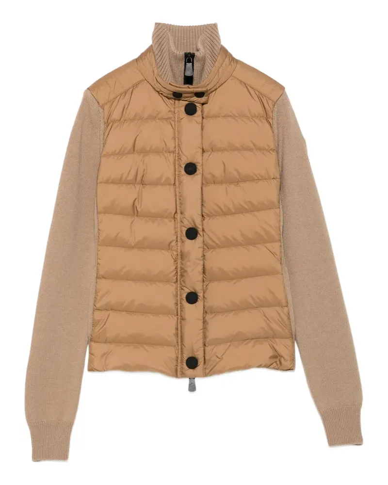 Moncler Jacke mit Steppeinsätzen - Nude Nude
