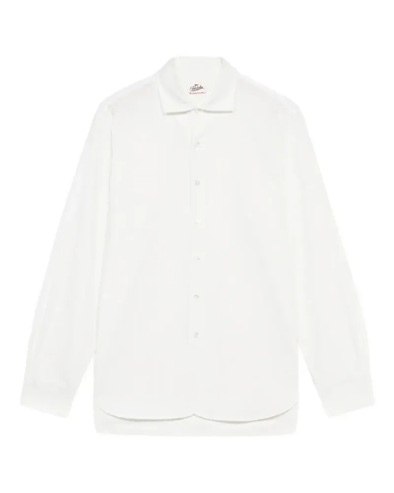 Fortela classic-collar shirt - Weiß Weiß