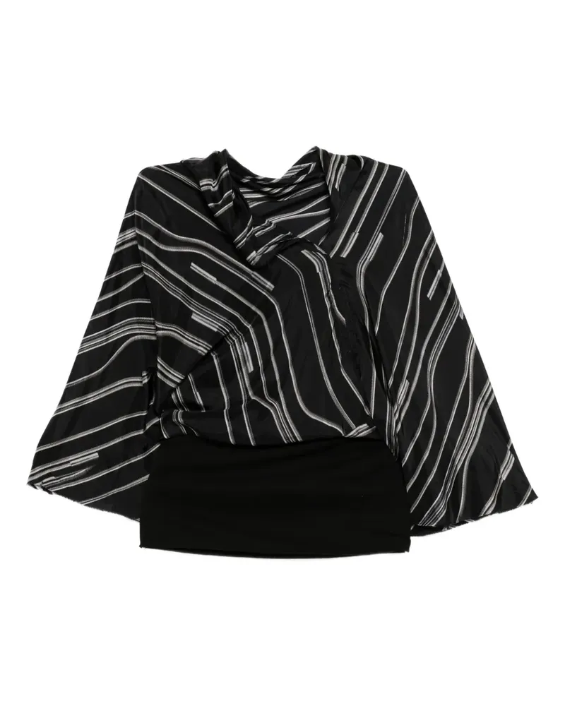 Rick Owens Cylinder Oberteil - Schwarz Schwarz