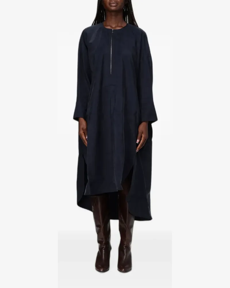 Fabiana Filippi zip-fastening kaftan midi dress - Blau Blau