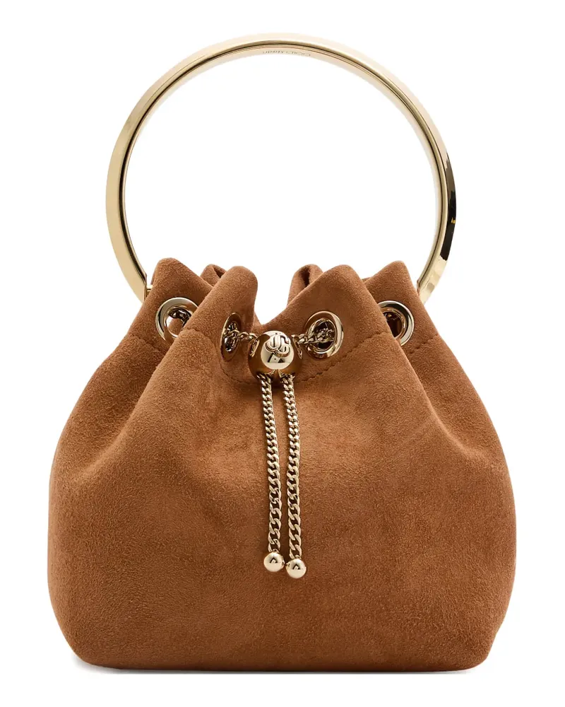 Jimmy Choo ring-handle tote bag - Braun Braun