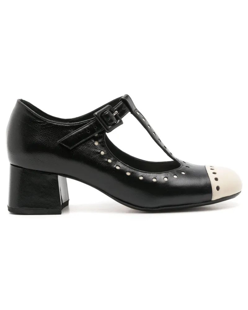 Sarah Chofakian Gabrielle Mary Janes 40mm - Schwarz Schwarz