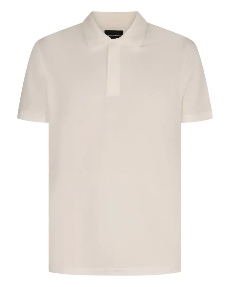 Emporio Armani Klassisches Poloshirt - Weiß Weiß