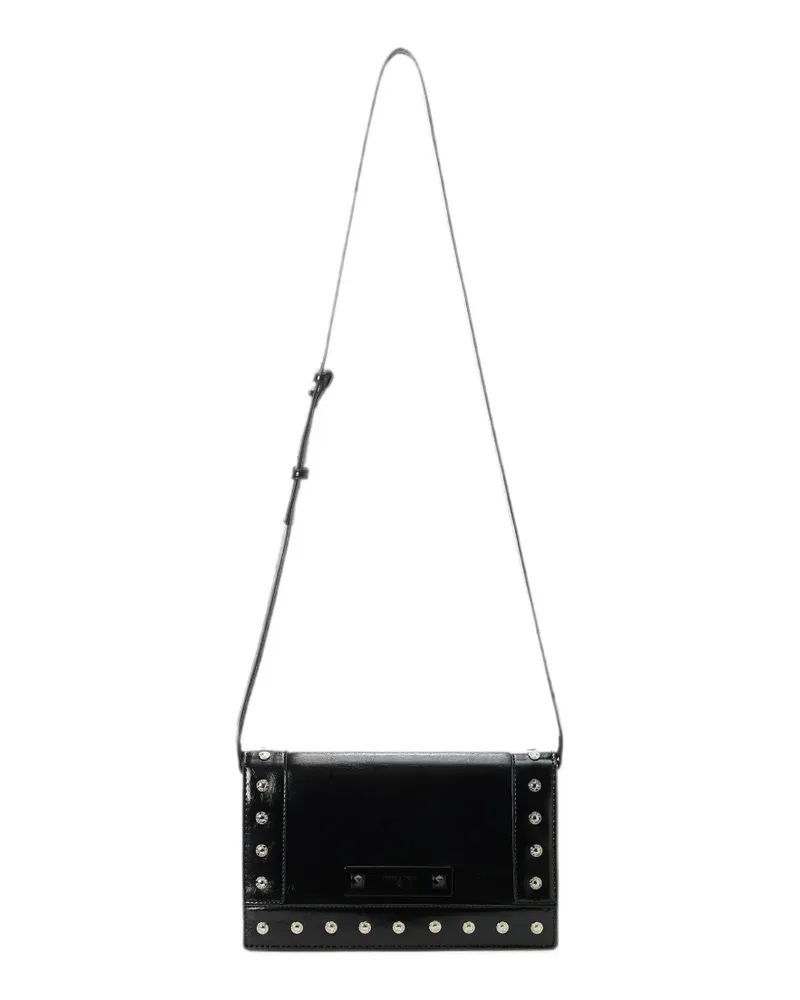 Iceberg stud-embellished shoulder bag - Schwarz Schwarz
