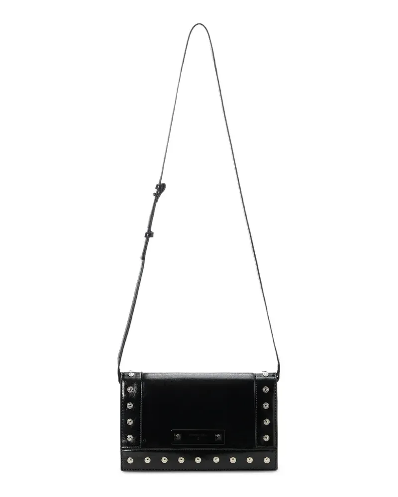 Iceberg stud-embellished shoulder bag - Schwarz Schwarz