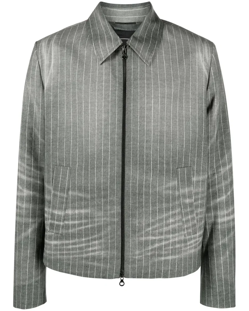 Diesel Gestreifte J-Carl Jacke - Grau Grau