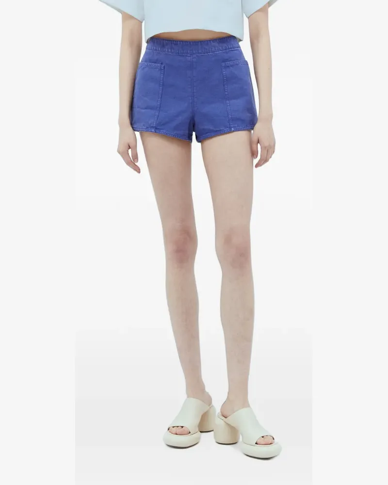 Max Mara patch-pocket shorts - Blau Blau