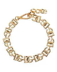 Dolce & Gabbana Choker mit Logo Gold