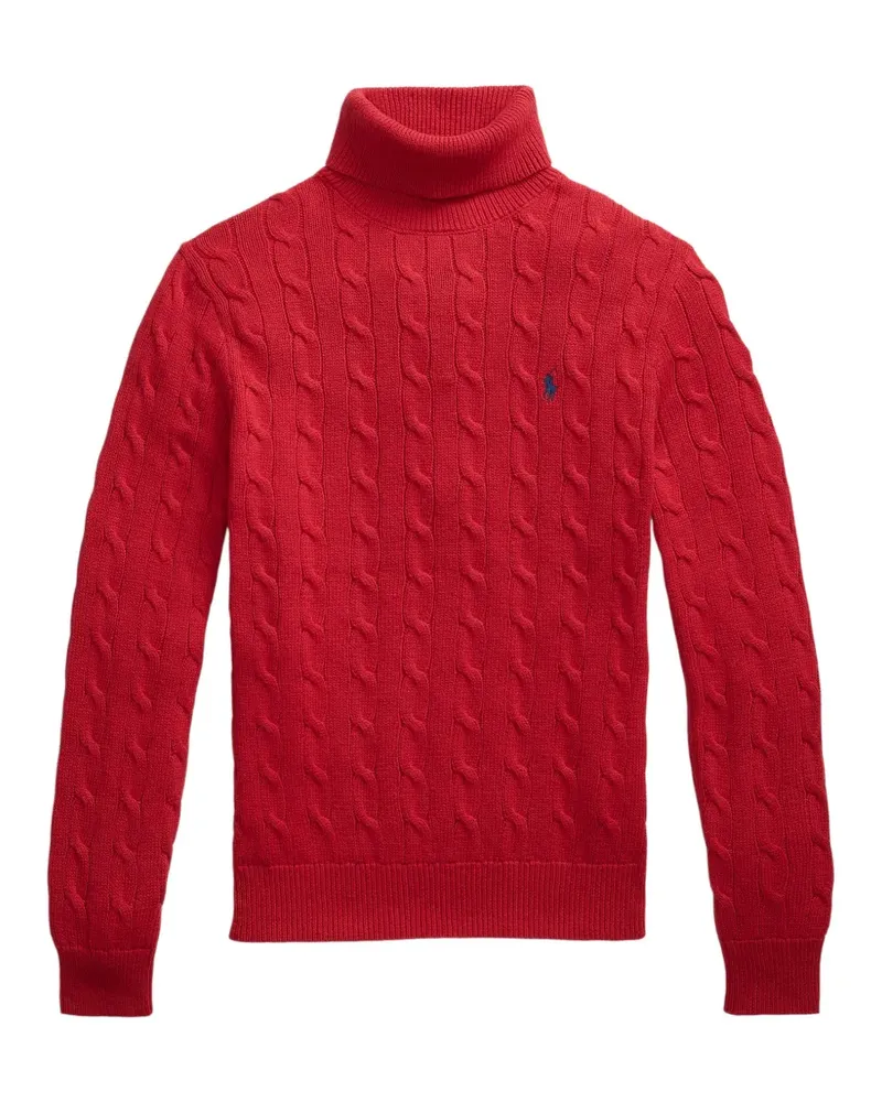Ralph Lauren cable-knit roll-neck sweater - Rot Rot