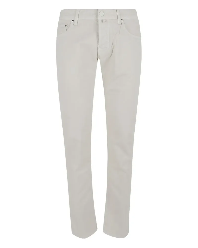 Jacob Cohën Hose mit geknöpftem Hosenschlitz - Weiß Weiß