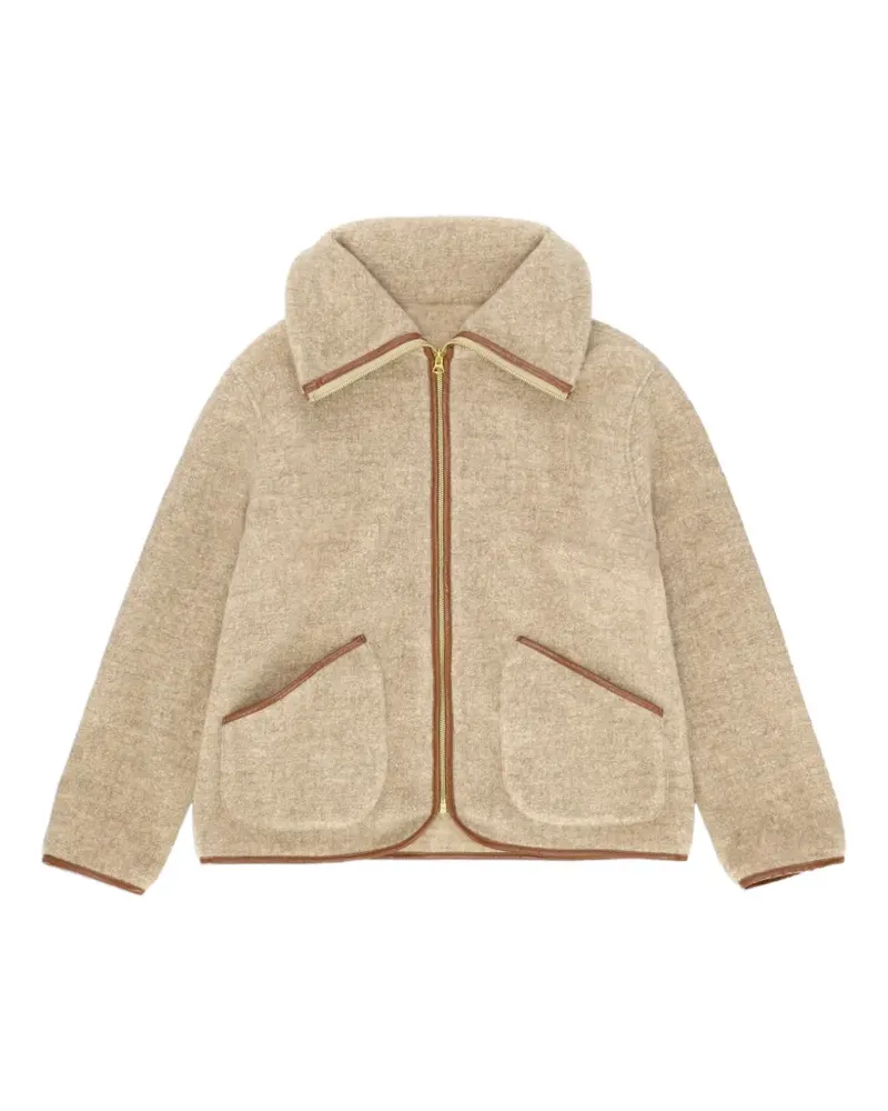 Fortela Lolie teddy jacket - Nude Nude
