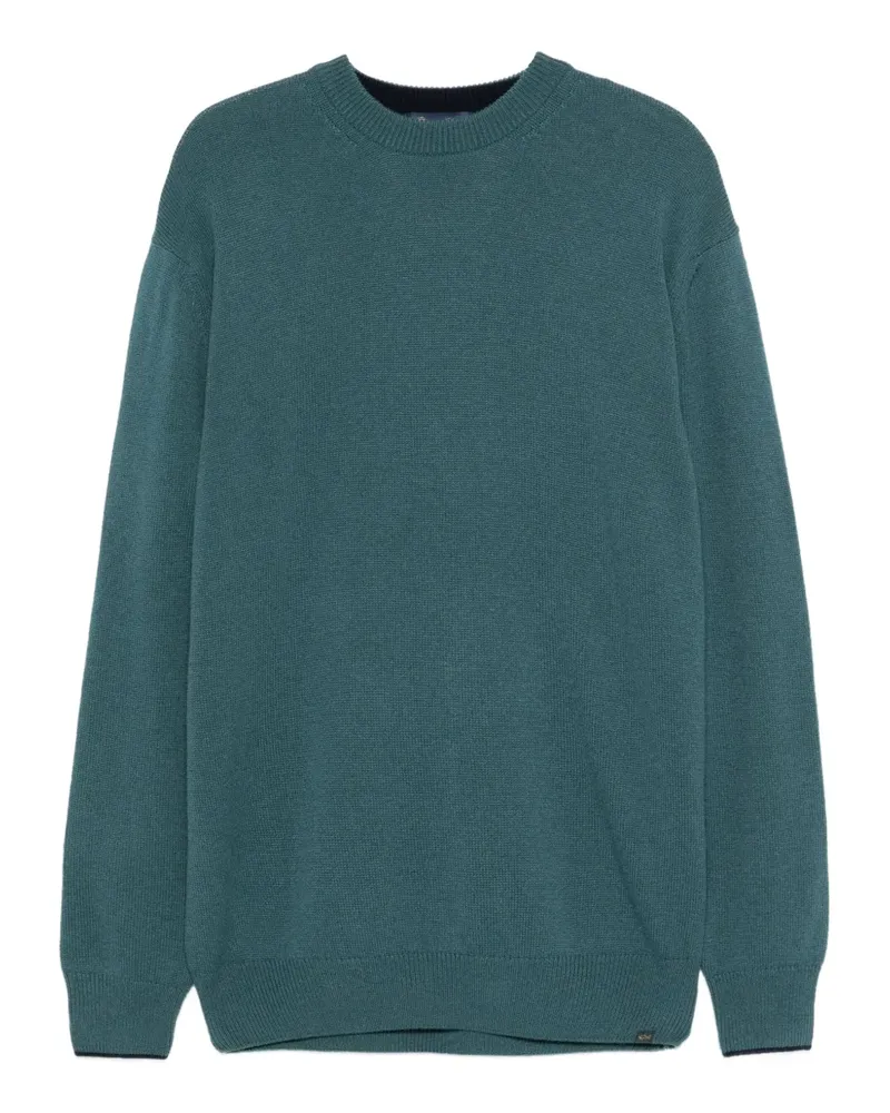 Paul & Shark Pullover mit Rundhalsausschnitt - Grün Grün
