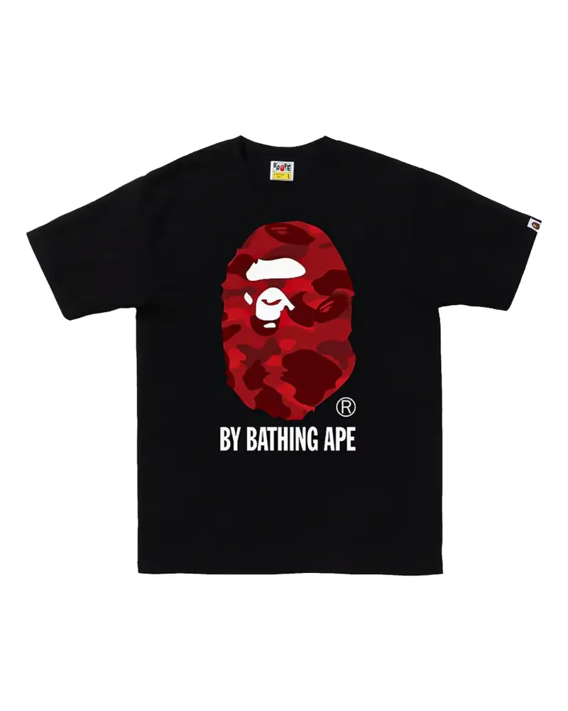 BAPE T-Shirt mit Logo-Print - Schwarz Schwarz