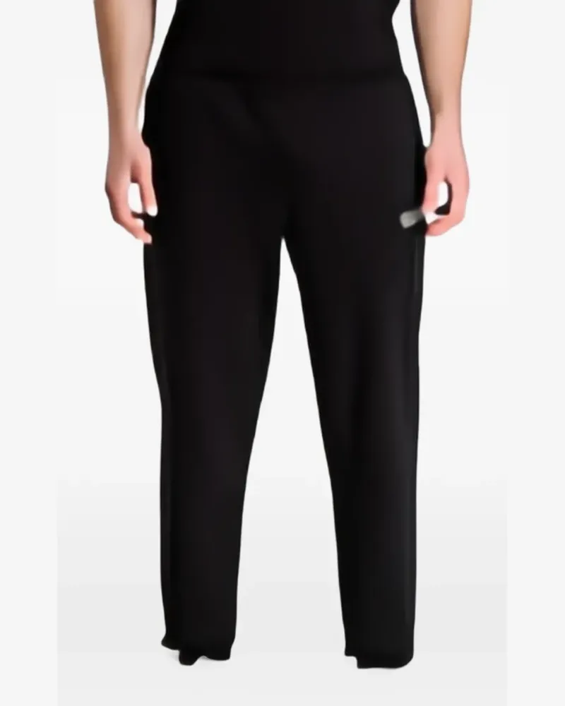 EA7 Logo Series track pants - Schwarz Schwarz