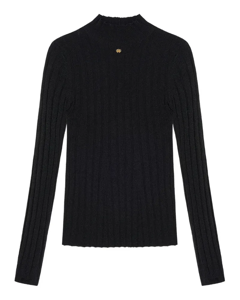 Amiri Geripptes Top - Schwarz Schwarz