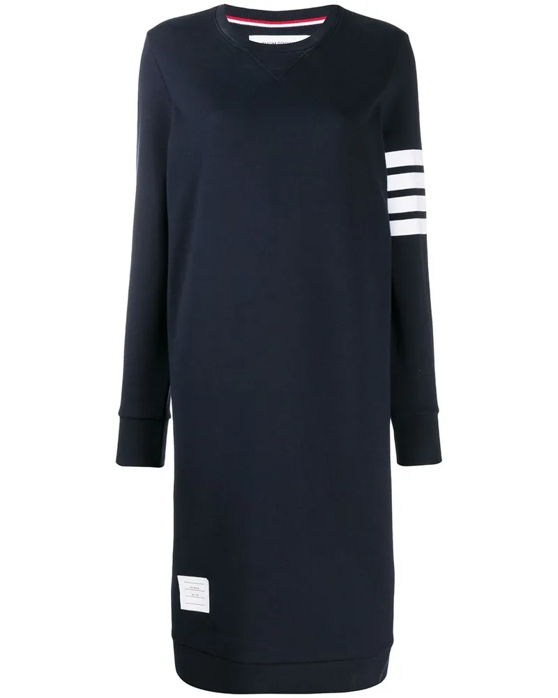 Thom Browne Pulloverkleid mit Logo-Streifen - Blau Blau