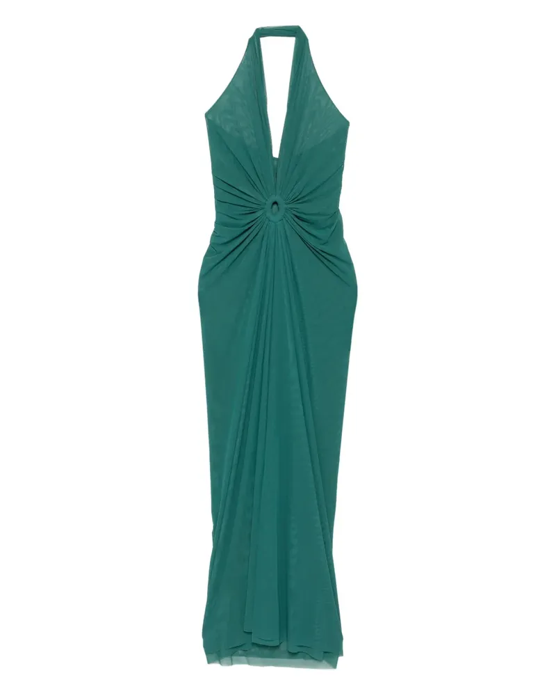 FISICO-Cristina Ferrari Kleid mit Neckholder-Ausschnitt - Grün Grün