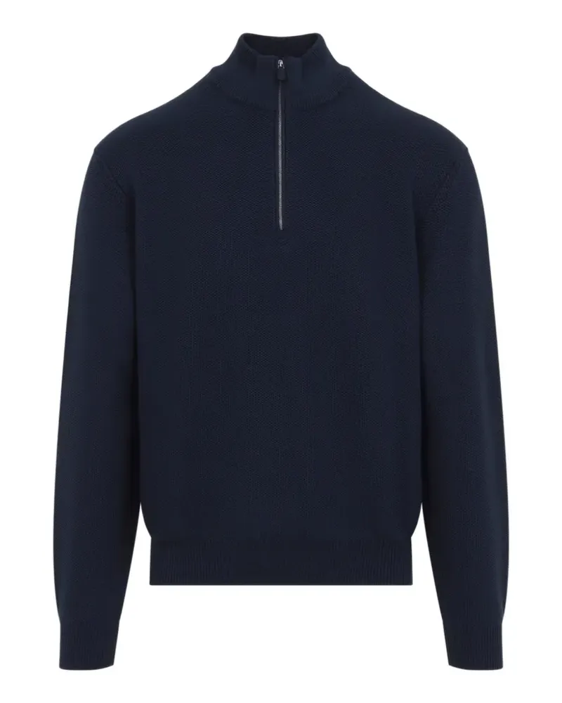 Ralph Lauren Pullover mit Waffelstrick-Muster - Blau Blau